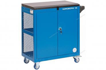 Тележка инструментальная, 3 полки с дверцами Артикул: T2N