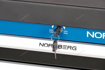 Тележка инструментальная, 2 выдвижных ящика, 2 полки с дверцами Артикул: T4