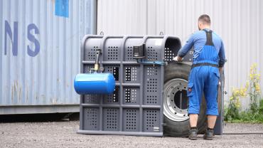 Клеть для накачки грузовых колес Артикул: 46TC12