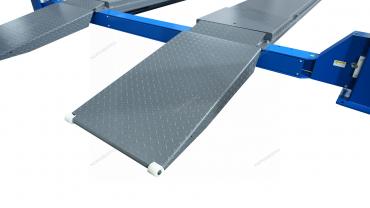 Подъемник четырехстоечный 5 т, c ручной траверсой 3 т N433, для сход-развала, электростопоры Артикул: 4450J_EB(M)