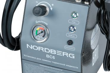 Установка для прокачки тормозной системы и системы сцепления, об. 5 л. NORDBERG BC6