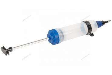 Шприц для заливки масла пластиковый с комплектом насадок, 1500 мл Артикул: NO1500