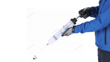 Шприц для заливки масла пластиковый с комплектом насадок, 500 мл      NO1550