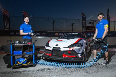 Тележка инструментальная, 3 пластиковые полки, синяя Артикул: T3B