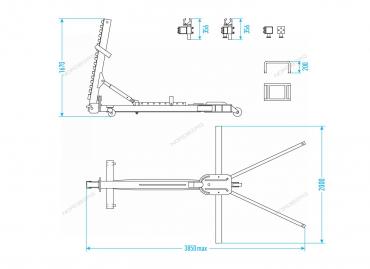 Стапель подкатной Артикул: BAS14