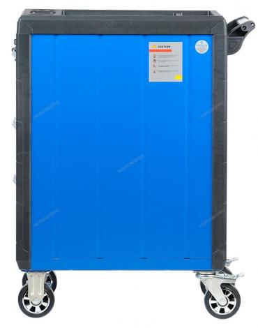 Тележка инструментальная, 7 выдвижных ящиков, с системой защиты от опрокидывания, синяя Артикул: T7P(B)