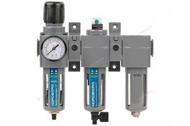 Фильтр воздушный с редуктором, 5 мкм + фильтр тонкой очистки, 0,01 мкм + осушитель 1/2