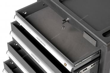 Тележка инструментальная, 6 выдвижных ящиков, серая Артикул: T6N(G)