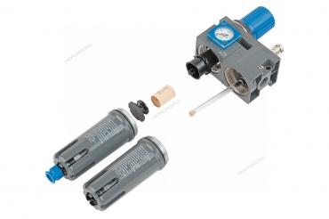 Фильтр воздушный с редуктором и лубрикатором, 1/4