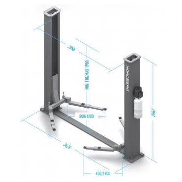 Двухстоечный подъемник Nordberg 4122A-4T_220