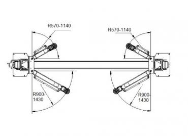 Двухстоечный подъемник Nordberg N4123-4.5TA_380