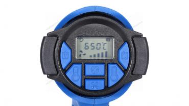 Фен с ЖК-экраном, 6 насадок, в кейсе, 50-650 °С, 2000 Вт Артикул: NE720