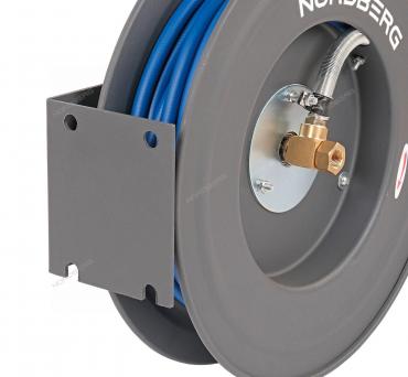 Шланг воздушный на стальной катушке, гибридный ПВХ Ø 12х18 мм, 15 м Артикул: HR1215RPVC