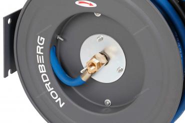 Шланг воздушный на стальной катушке, гибридный ПВХ Ø 12х18 мм, 15 м Артикул: HR1215RPVC