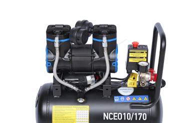 Компрессор безмасляный 220 В, ресивер 18 л, 170 л/мин Артикул: NCEO10/170