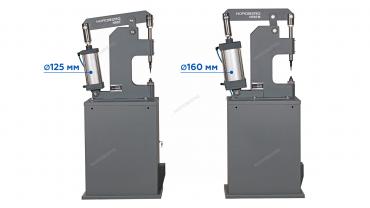 Пневматический станок для заклепки тормозных колодок, цилиндр 160, с тумбой Артикул: NR8TM