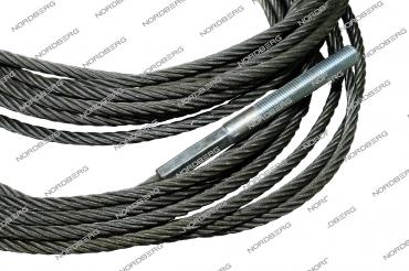 Трос для подъемника NORDBERG N4122HE-6B (4,8 м) (комплект 2 шт.) (L 13010 мм) Артикул: N4122H-6T#L-ROPE