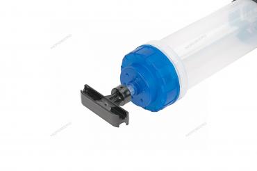 Шприц для заливки масла пластиковый с комплектом насадок, 1500 мл Артикул: NO1500