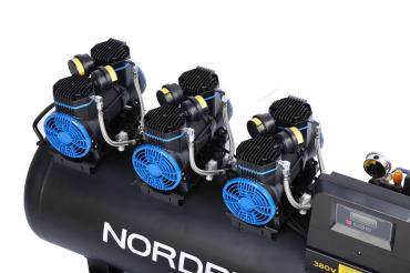 Компрессор безмасляный 380 В, ресивер 160 л, 750 л/мин Артикул: NCEO160/750