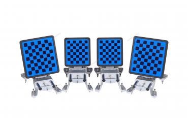 Стенд сход-развал 3D укороченная колонна для ям, синий Артикул: C802-P (5005)