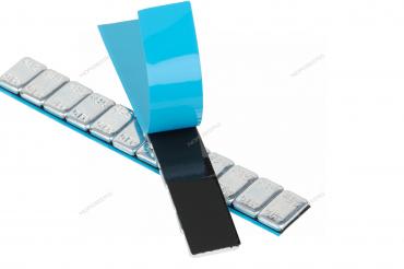 Грузики самоклеящиеся (12х5 г, L=14 см) Fe закругленные, 50 лент Артикул: W5FR4