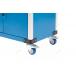 Тележка инструментальная, 2 выдвижных ящика, 2 полки с дверцами Артикул: T4