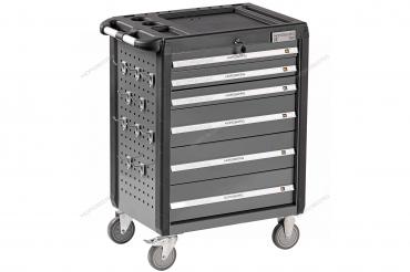 Тележка инструментальная, 6 выдвижных ящиков, серая Артикул: T6N(G)