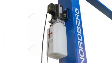 Подъемник двухстоечный 4 т, H=4 м, 380 В, синий NORDBERG N4120H1E-4B_3+2_380