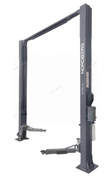 Подъемник двухстоечный 4,5 т, 380 В, серый NORDBERG N4124HE-4,5G