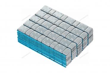 Грузики самоклеящиеся (4х5 г+4х10 г, L=14 см) Fe закругленные, 50 лент Артикул: W510FR4