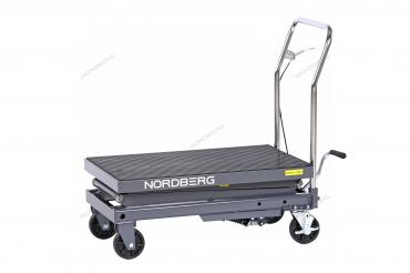 Стол подъемный гидравлический, 300 кг, двойные ножницы, серый Артикул: N3T301G