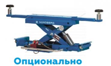 Подъемник четырехстоечный 4.5 т, слесарный, без траверсы, 380 В, синий     4445J_MB