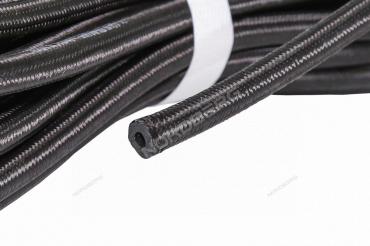 Шланг топливный резиновый в оплетке 4 мм, бухта 15 м Артикул: H0409NBR-BR_15