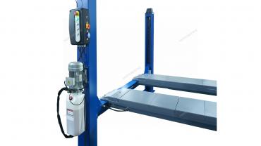 Подъемник четырехстоечный 5 т, c ручной траверсой 3 т N433, для сход-развала, электростопоры Артикул: 4450J_EB(M)