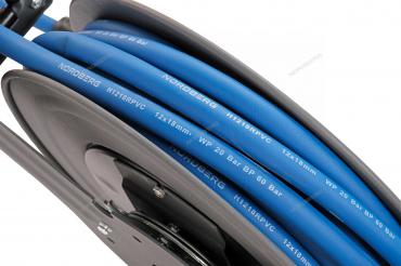 Шланг воздушный на стальной катушке, гибридный ПВХ Ø 12х18 мм, 15 м Артикул: HR1215RPVC