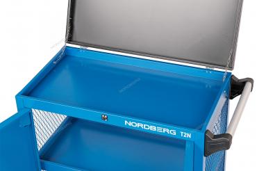 Тележка инструментальная, 3 полки с дверцами Артикул: T2N