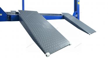 Подъемник четырехстоечный 5 т, c ручной траверсой 3 т N433, для сход-развала, электростопоры Артикул: 4450J_EB(M)