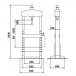 Пресс гидравлический напольный 20 т. Werther PR20/PM (OMA 654B)