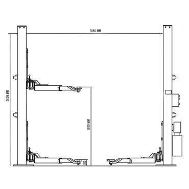 Двухстоечный подъемник Ferrum ST4