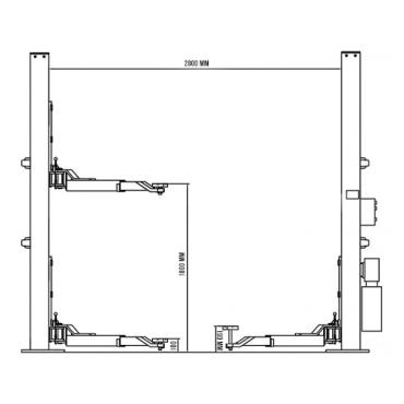 Двухстоечный подъемник STORM T4S