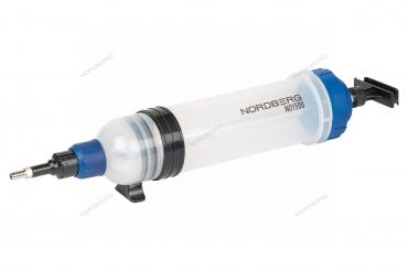 Шприц для заливки масла пластиковый с комплектом насадок, 1500 мл Артикул: NO1500