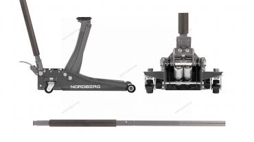 Домкрат подкатной 3,2 т, супернизкий подхват, педаль Артикул: N32032G
