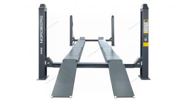 Подъемник четырехстоечный 5 т, c ручной траверсой 3 т N433, для сход-развала, механическое снятие Артикул: 4450_MG(M)