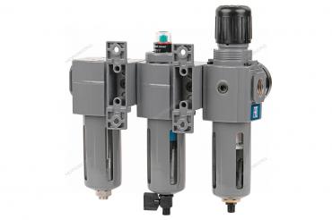 Фильтр воздушный с редуктором, 5 мкм + фильтр тонкой очистки, 0,01 мкм + осушитель 1/2
