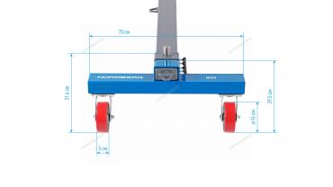 Тележка для перемещения неисправных автомобилей Артикул: N3S5