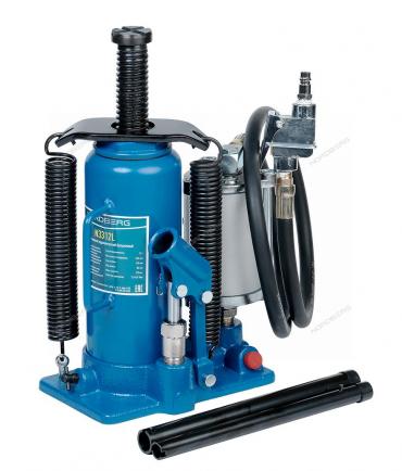 Домкрат бутылочный пневмогидравлический, 12 т Артикул: N3312L