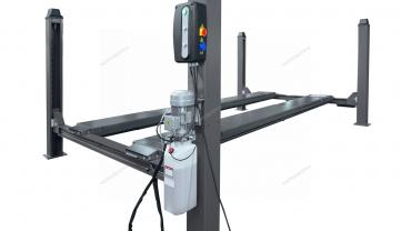 Подъемник четырехстоечный 5 т, c ручной траверсой 3 т N433, для сход-развала, механическое снятие Артикул: 4450_MG(M)