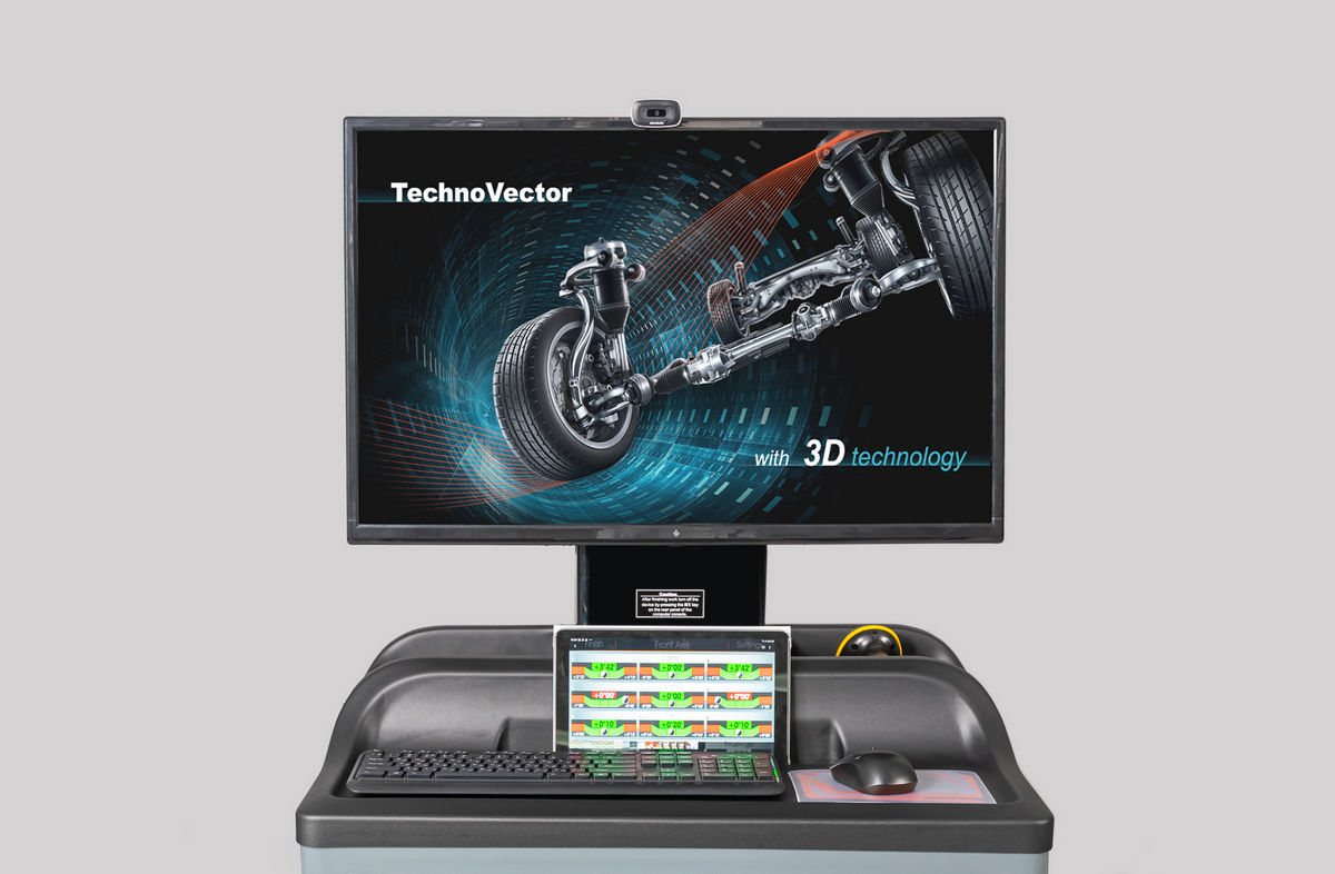 Техно Вектор 7 Basic P 7202 KAB стенд сход-развал 3D